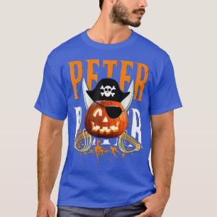 T-shirt Pirate Peter Citrouille Mangeur Costume Halloween 