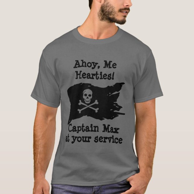 T-shirt pirate pour pirates de tous âges  (Devant)