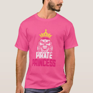T-shirt Pirate Princess Pirate Skull Costume Crossbones