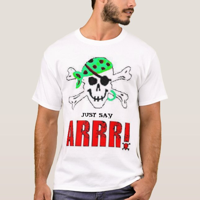 T-shirt Pirate retraité 1 (Devant)