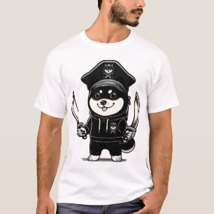 T-shirt Pirate Shiba Inu