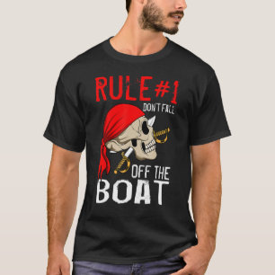 T-shirt Pirate Skull bateau épée mer marin équipage Treas 