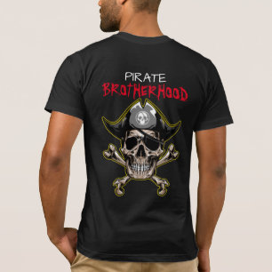 T-shirt PIRATE SKULL BROTHERHOOD