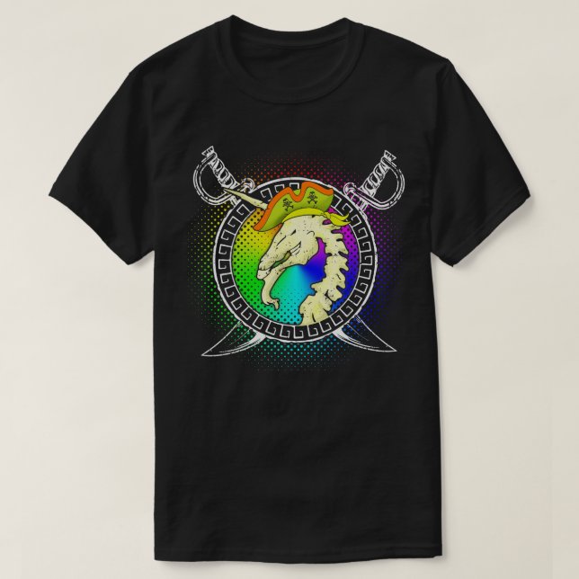 T-shirt Pirate Unicorn Cadeau Enfants (Design devant)