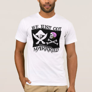 T-shirt Pirate vient de se marier