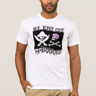 T-shirt Pirate vient de se marier
