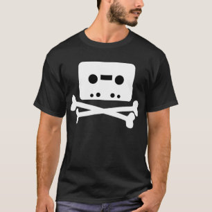 T-shirt Piraterie/pièce en t attachante du ruban adhésif