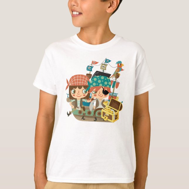 T-shirt Pirates Au Trésor (Devant)