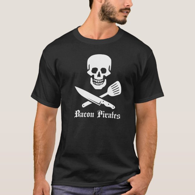T-shirt Pirates de lard (Devant)