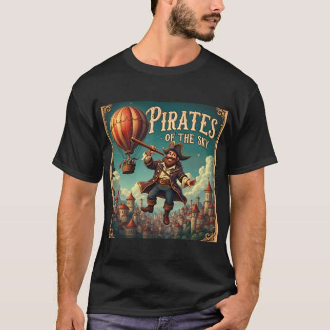 T-shirt Pirates du ciel - Aventure (Devant)