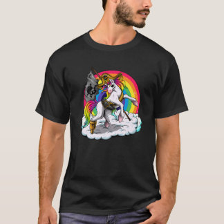 T-shirt Piratimaïs | Rainbow Unicorn Pirate