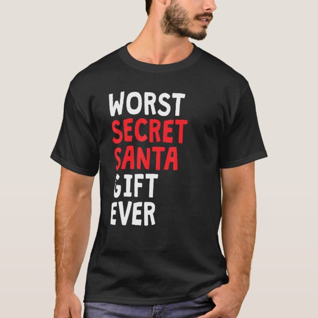 T-shirt Pire Noël secret Père Noël (Devant)