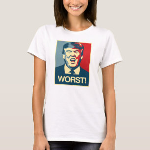 T-shirt PIRE - Poster anti-Trump - Anti-Trump -