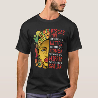 T-shirt Pisces Queen  For Women Astrology Zodiac Pisces Gi