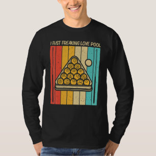 T-shirt Piscine Cool Pour Hommes Femmes Snooker Billard 8