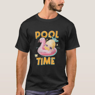 T-shirt Piscine Heure Océan Swimmer Funny Piscine