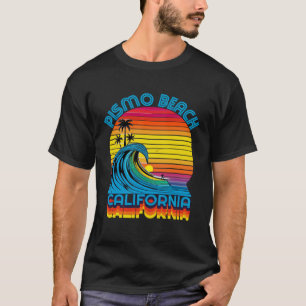 T-shirt Pismo Beach California Retro Throwback Surf & plag
