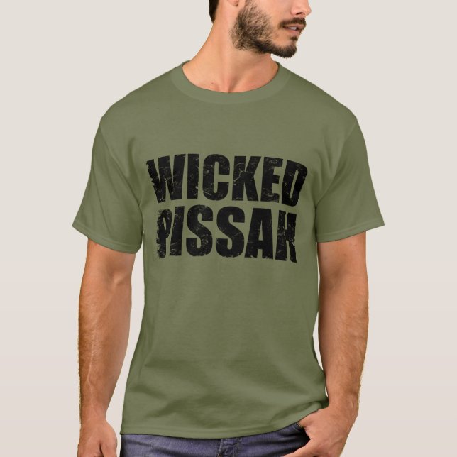 T-shirt Pissah mauvais (Devant)