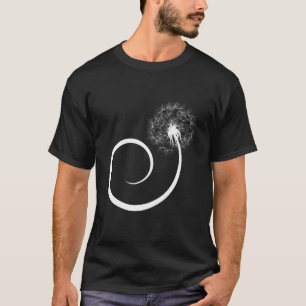 T-shirt Pissenlit Souffler Fleur Floral Akènes Jardin Jard