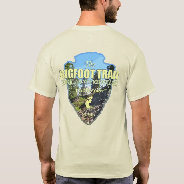 T-shirt Piste Bigfoot (flèche) (Dos)