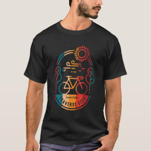 T-shirt Piste cyclable Retro Traverse City