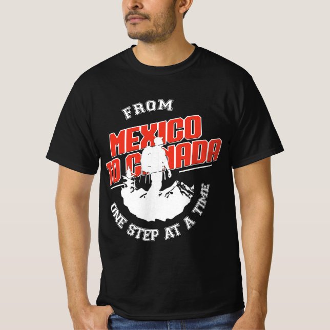 T-shirt Piste de la crête du Pacifique (PCT) (Devant)