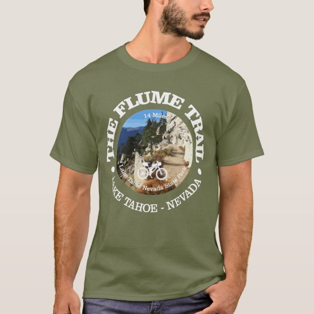 T-shirt Piste de la lueur (VTT) C (Devant)