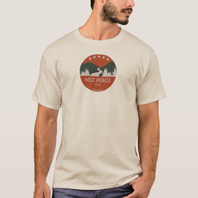 T-shirt Piste de Nez Perce (Devant)
