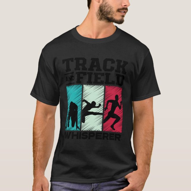 T-shirt Piste De Piste Et Piste De Piste Sprinter Hu (Devant)