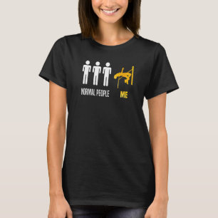 T-shirt Piste De Saut Élevé Et Pe Normal De Champ