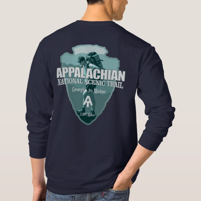 T-shirt Piste des Appalaches (flèche T) (Dos)