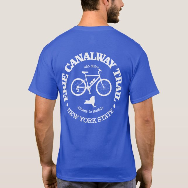 T-shirt Piste du canal Erie (cyclisme) (Dos)