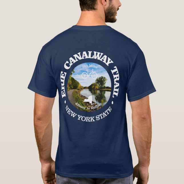 T-shirt Piste du canal Erie (vélo c) (Dos)