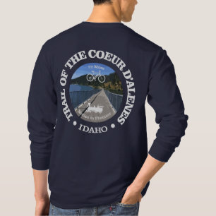 T-shirt Piste du Coeur d'Alene (vélo c)