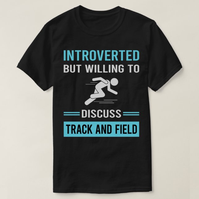 T-shirt Piste Et Champ Introvertis (Design devant)