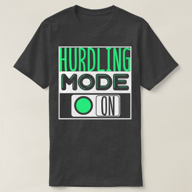 T-shirt Piste et Hurdling (Design devant)