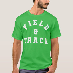 T-shirt Piste et lancer sur le terrain Pu de tir de l'entr