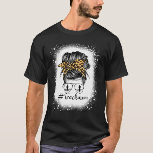 T-shirt Piste Maman Messy Bun Lunettes de soleil coureur A