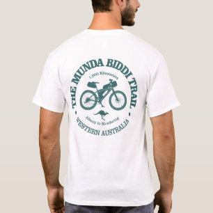 T-shirt Piste Munda Biddi (cyclisme)