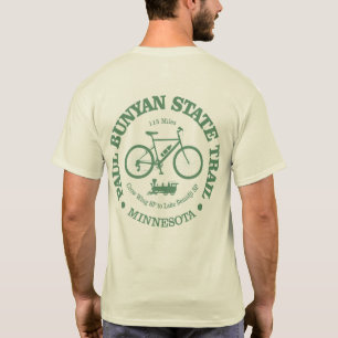 T-shirt Piste Paul Bunyan (cyclisme)