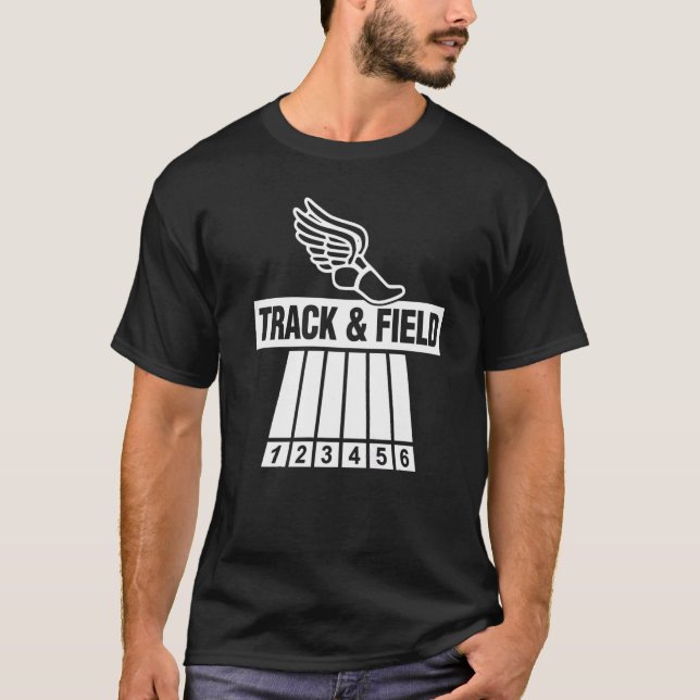 T-shirt Piste Sport Et Athlétisme De Terrain Piste & Fi (Devant)
