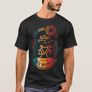 T-shirt Piste Vélo Retro Des Moines.