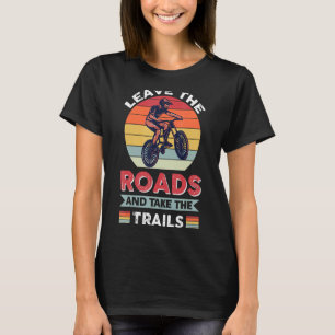 T-shirt Pistes Cyclables Mtb Mountain Bike Bmx 1