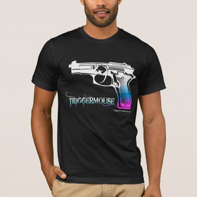 T-shirt Pistolet de TriggerMouse inversé (Devant)