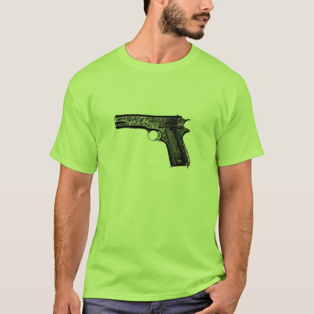 T-shirt Pistolet du 2ÈME GUERRE MONDIALE M1911 (Devant)