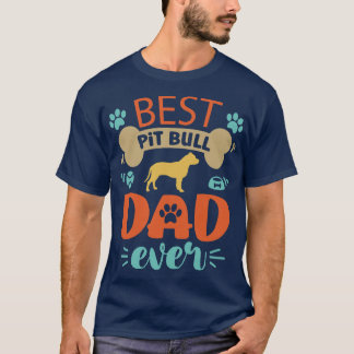 T-shirt Pit Bull Dog Papa