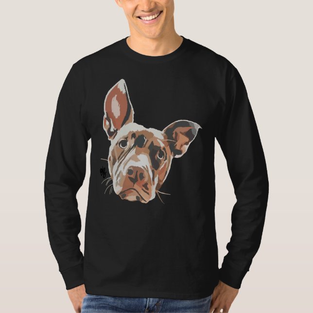 T-shirt Pit Bull Lab Mix Chien (Devant)