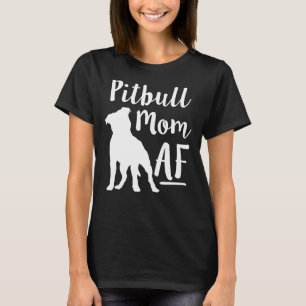 T-shirt Pit Bull Maman Af Femme Chien Pitbull Raccord