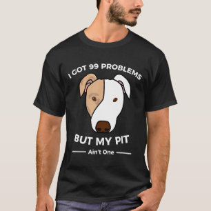 T-shirt Pit Bull Terrier Chemise Love Pitbull Secourt Pitt