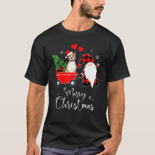T-shirt Pit-Bull Terrier Chien Noël Avec Santa Hat Paja